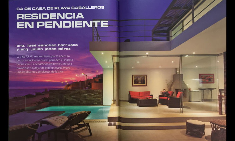 Casa CA-05 en Revista Dossier de Arquitectura